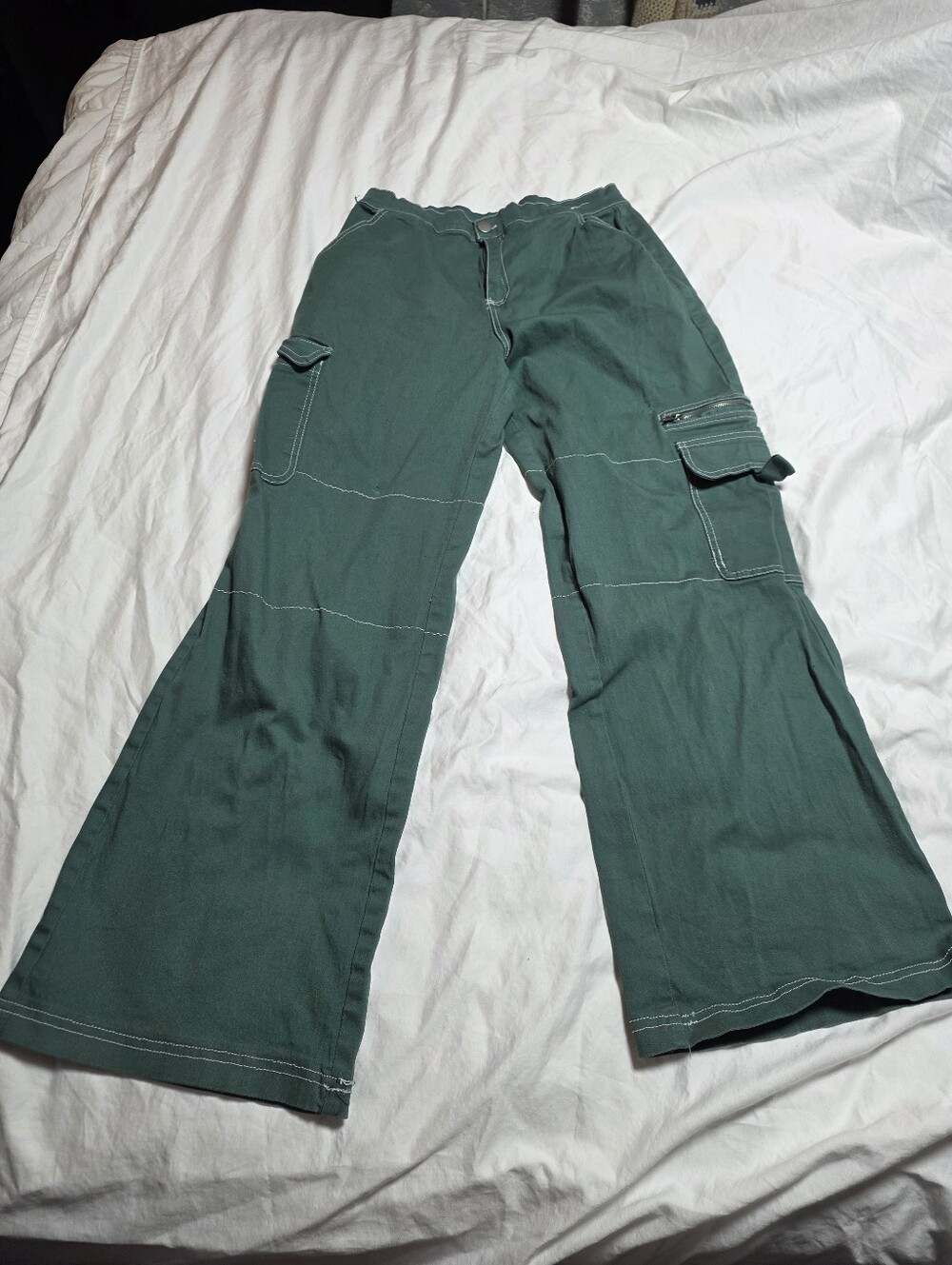 Green Facebook Page RACHEL PAIGE  Size 6 Cargo Pant Sz 6